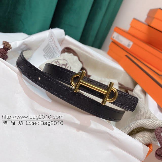 HERMES女士皮帶 愛馬仕經典扣雙面Epsom皮腰帶  jjp1982